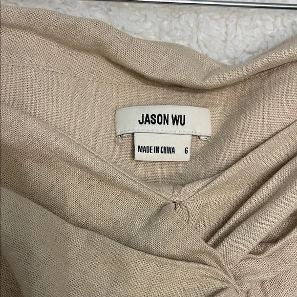 Jason Wu Tan Eyelet Skirt Set - Picture 2 of 10